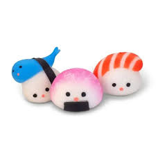 Kawaii - Sushi 3-pack Squishies