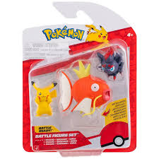 Pokemon 3-pack Battle Figure - Magikarp, Pikachu & Zorua