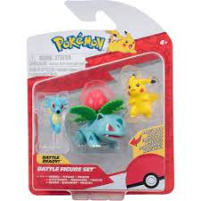 Pokemon 3-pack Battle Figure -  Ivysaur, Horsea, Pikachu