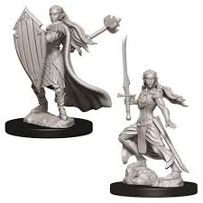 Nolzer's Marvolous Miniatures: Elf Female Paladin