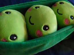 SOFTLINGS SALAD & VEGIS 16CM - POD SQUAD THE PEA POD