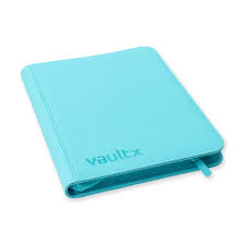 Vault X - 9-Pocket eXo-Tec® Zip Binder - Pastel Blue