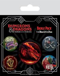Dungeons & Dragons Honor Among Thieves Badge Pack