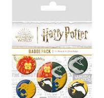Harry Potter (House Symbols) Badge Pack