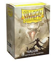 Dragon Shield - Dual Matte Standard Size Sleeves 100pk - Valor