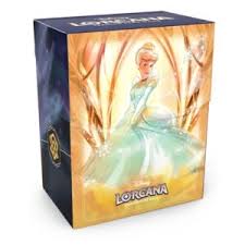 DISNEY LORCANA TRADING CARD GAME – ARCHAZIA'S ISLAND –  DECK BOX - CINDERELLA