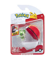 Pokemon - Clip N Go - Sprigatito & Repeat ball