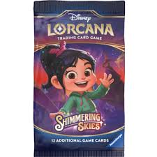 DISNEY LORCANA TRADING CARD GAME – SHIMMERING SKIES – BOOSTER PACK