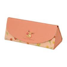 Pokemon Center Original Eyeglasses Case Eevee Fleur de Coquelicot