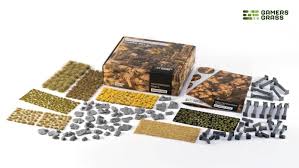 GAMER'S GRASS BASING BOX - MEDITERRANEAN TEMPLE BASING KIT