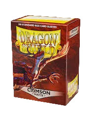 Dragon Shield - Matte Standard Size Sleeves 100pk - Crimson