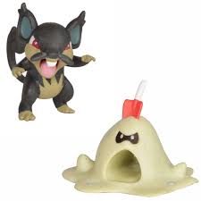Pokemon - Battle Figure Pack - Alolan Rattata & Sandygast