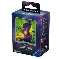 DISNEY LORCANA TRADING CARD GAME – AZURITE SEAS – DECK BOX - SCAR ** RELEASED 27/11/24 **