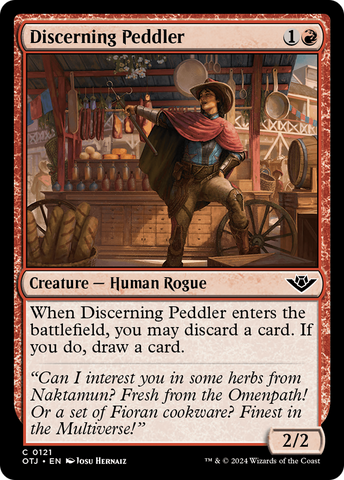 Discerning Peddler [Outlaws of Thunder Junction]