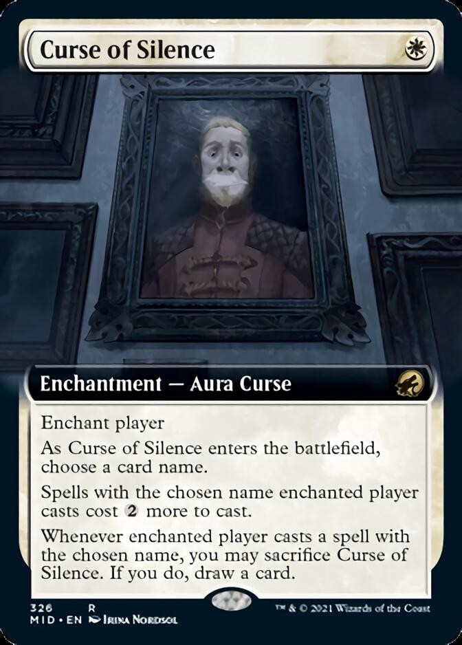 Curse of Silence (Extended Art) [Innistrad: Midnight Hunt]