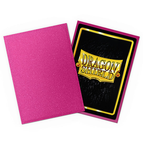 Dragon Shield - Matte Sparkles Standard Size Sleeves 100pk - Pink Sapphire ** Releases 27/03/2026 **