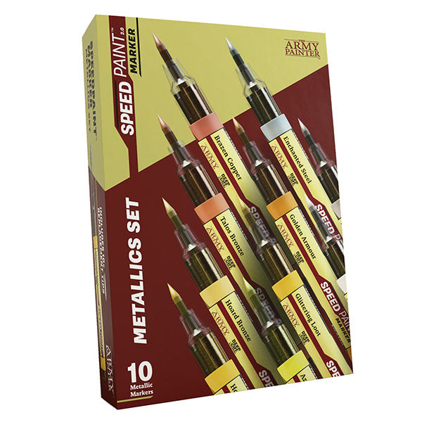The Army Painter - Speedpaint Marker Metallics Set ** RELEASES 15/08/2026 **