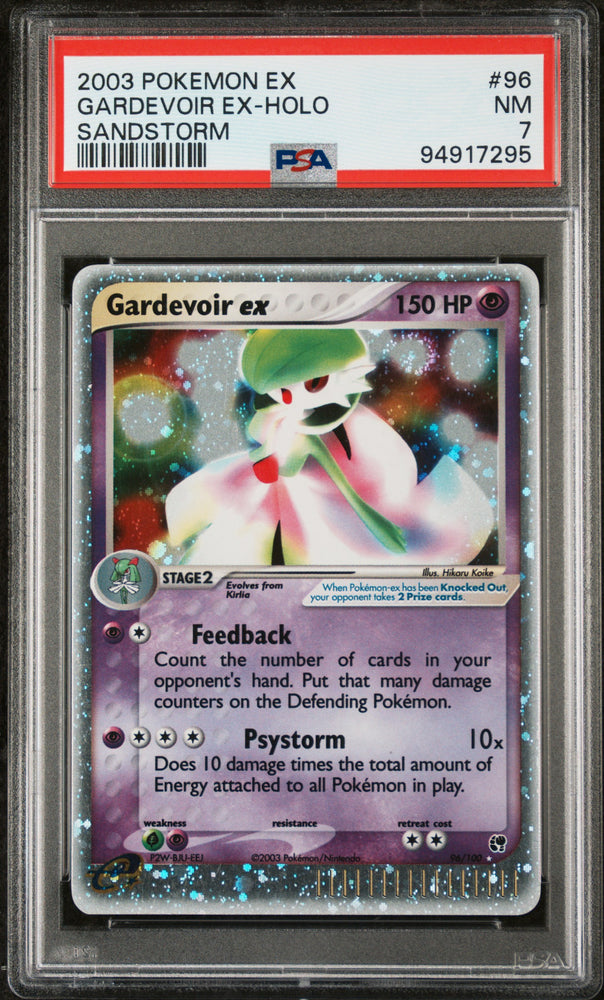 Gardevoir ex - 96/100 - Holo - Sandstorm- PSA Graded Card 7 - #94917295