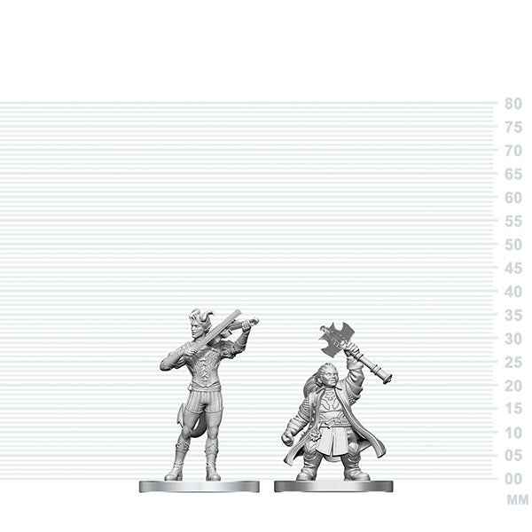 Nolzer's Marvolous Miniatures: Tiefling Bard & Dwarf Cleric ** RELEASES 26/08/2026 **