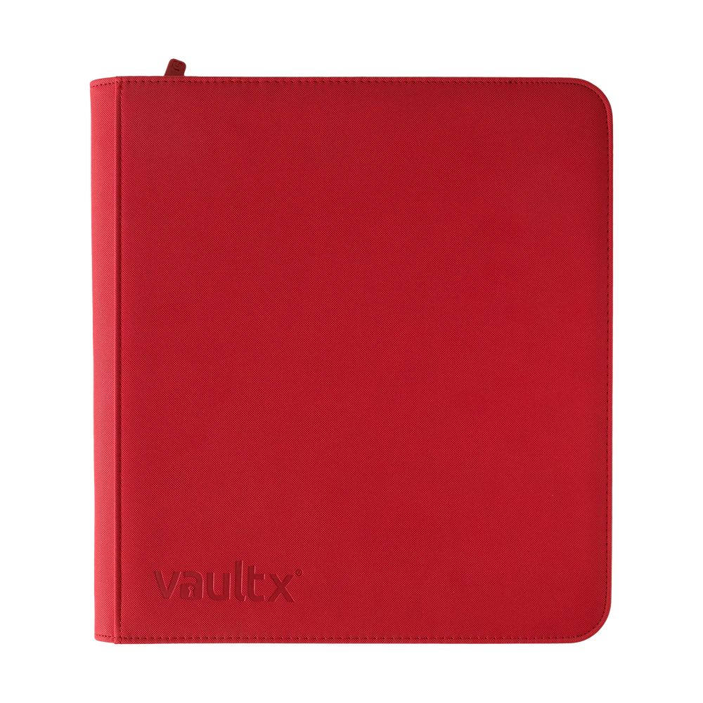 Vault X - 12-Pocket EXo-Tec® - Zip Binder - Red