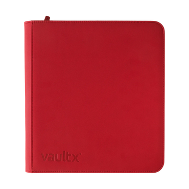 Vault X - 12-Pocket EXo-Tec® - Zip Binder - Red