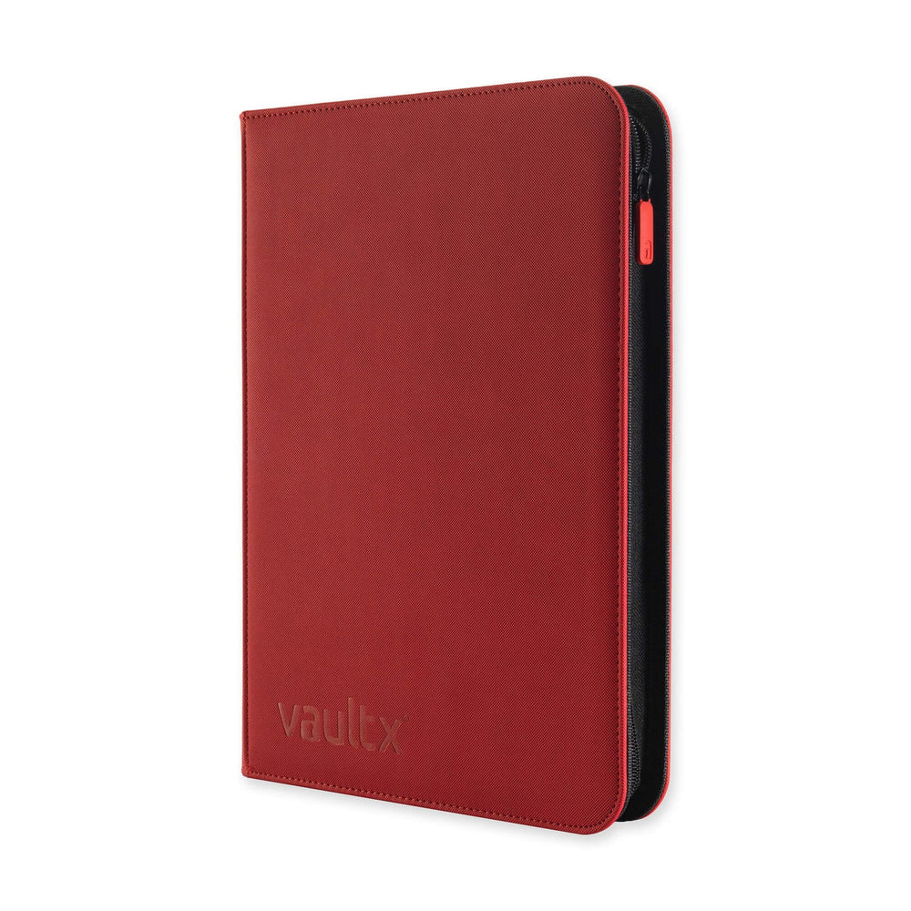Vault X - 9-Pocket eXo-Tec® Zip Binder - Red