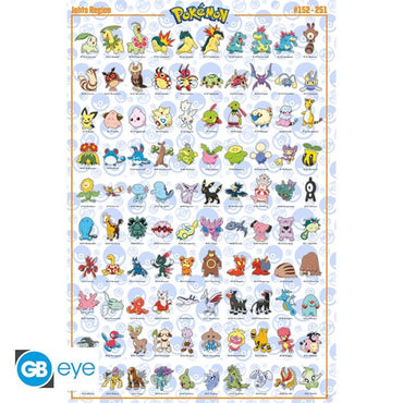 Maxi Poster - Pokemon - Jhoto Region