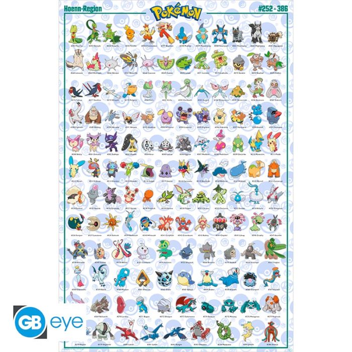 Maxi Poster - Pokemon - Hoenn Region