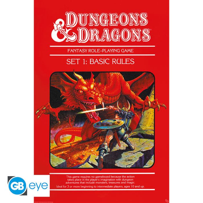 Maxi Poster - Dungeons & Dragons - Classic Book Art