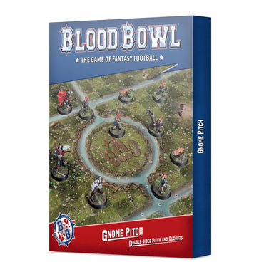 BLOOD BOWL: GNOME BLOOD BOWL TEAM – DOUBLE-SIDED PITCH AND DUGOUTS SET **RELEASED 20/04/2024**