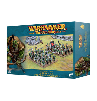 WARHAMMER: THE OLD WORLD - ORC & GOBLIN TRIBES - ORC BOYZ & ORC ARRER BOYZ MOBS ** Releases 04/05/2024 **
