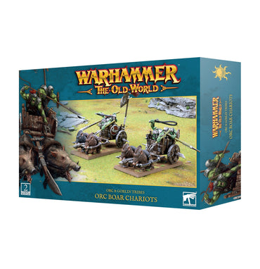 WARHAMMER: THE OLD WORLD - ORC & GOBLIN TRIBES - ORC BOAR CHARIOTS ** Releases 04/05/2024 **