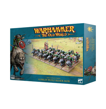 WARHAMMER: THE OLD WORLD - ORC & GOBLIN TRIBES - GOBLIN WOLF RIDER MOB ** Releases 04/05/2024 **