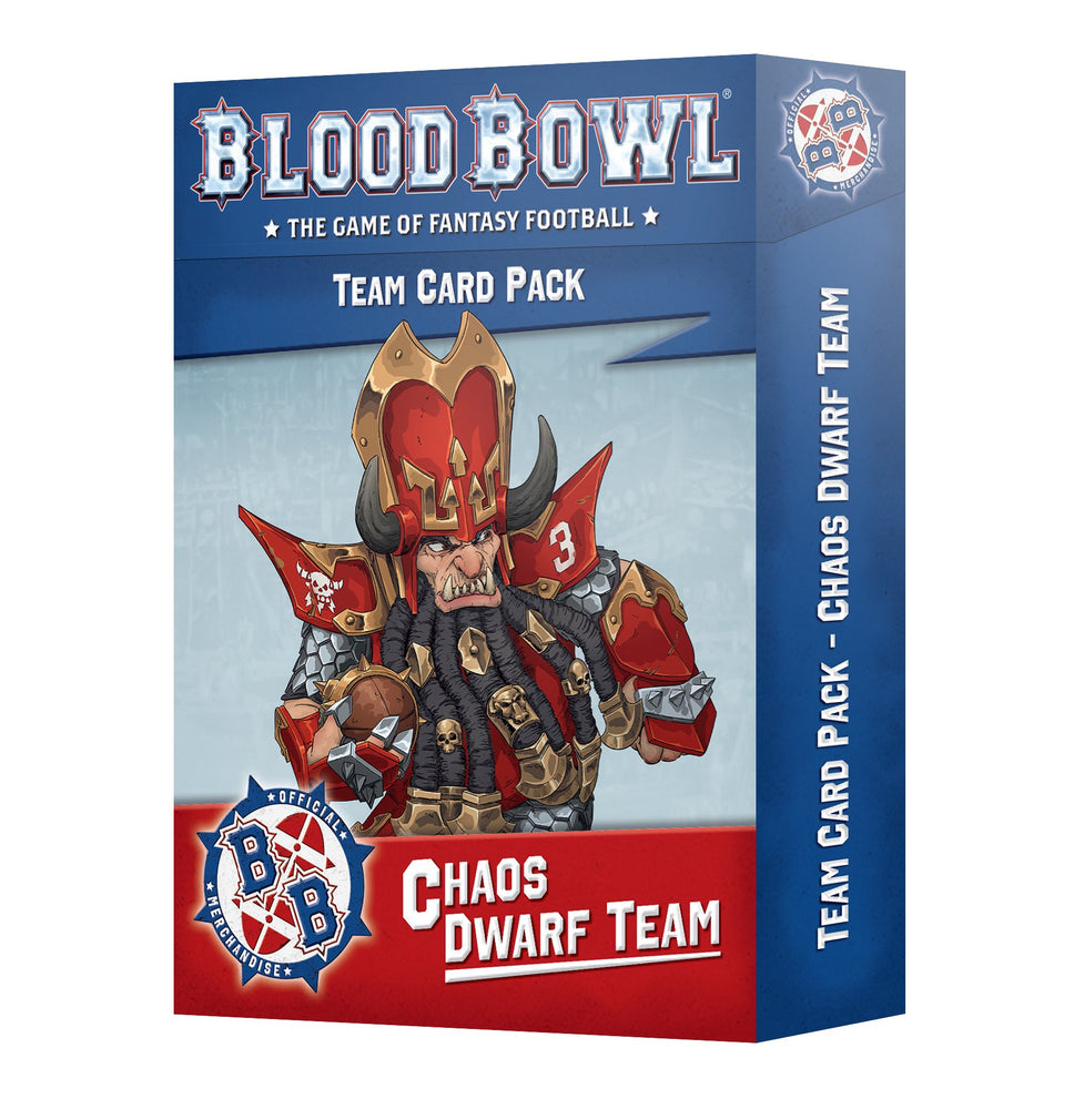 BLOOD BOWL TEAM CARD PACK - Chaos Dwarfs