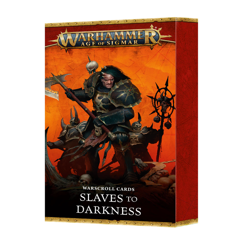 WARSCROLL CARDS : SLAVES TO DARKNESS ** RELEASED 07/12/2024**