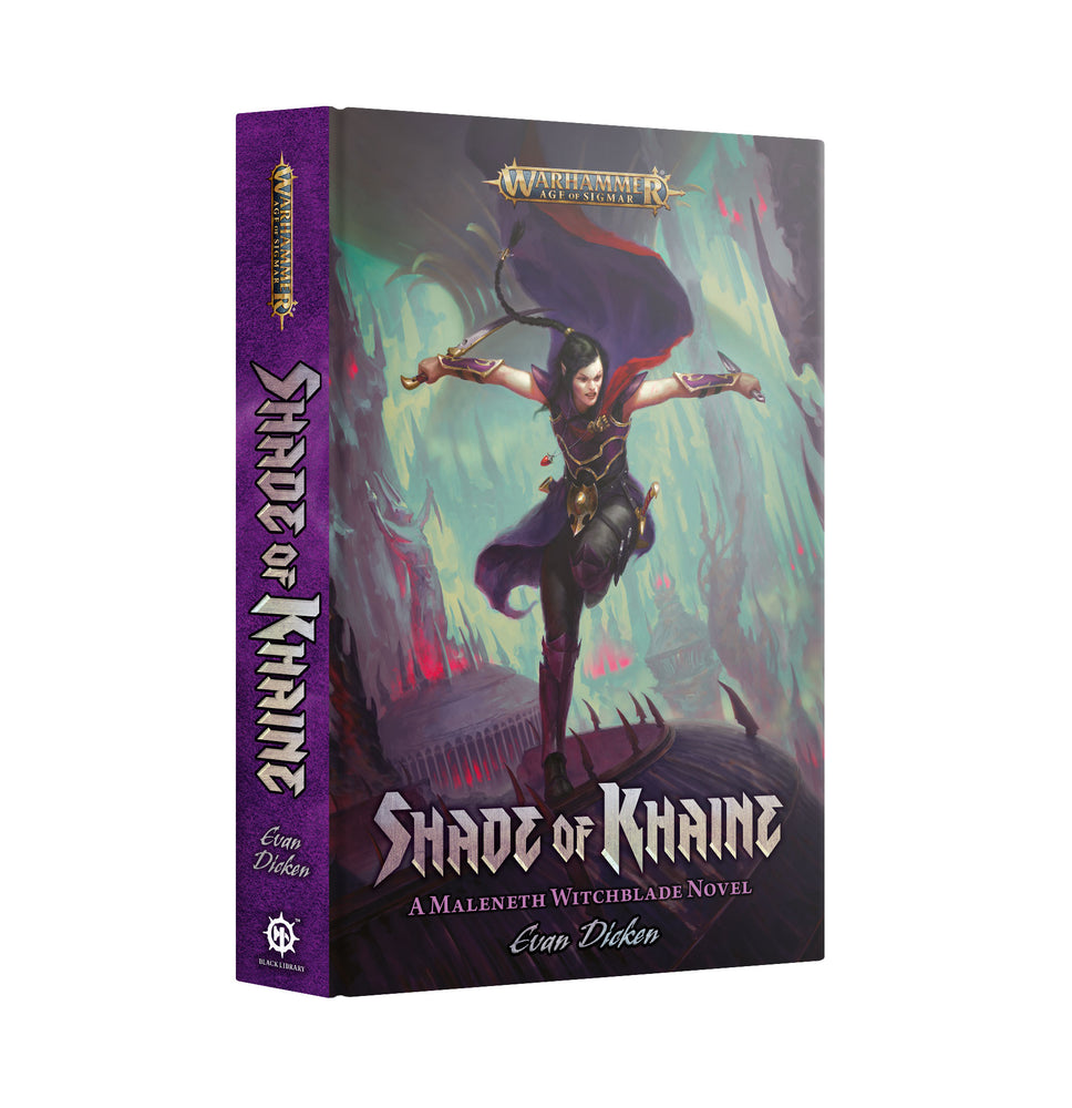 BLACK LIBRARY: MALENETH WITCHBLADE: SHADE OF KHAINE (HARDBACK) 1 PER CUSTOMER