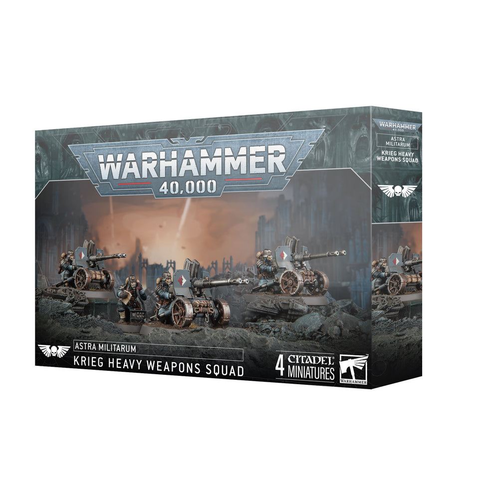 ASTRA MILITARUM: KRIEG HEAVY WEAPONS SQUAD **Pre Order 22/02/2025**