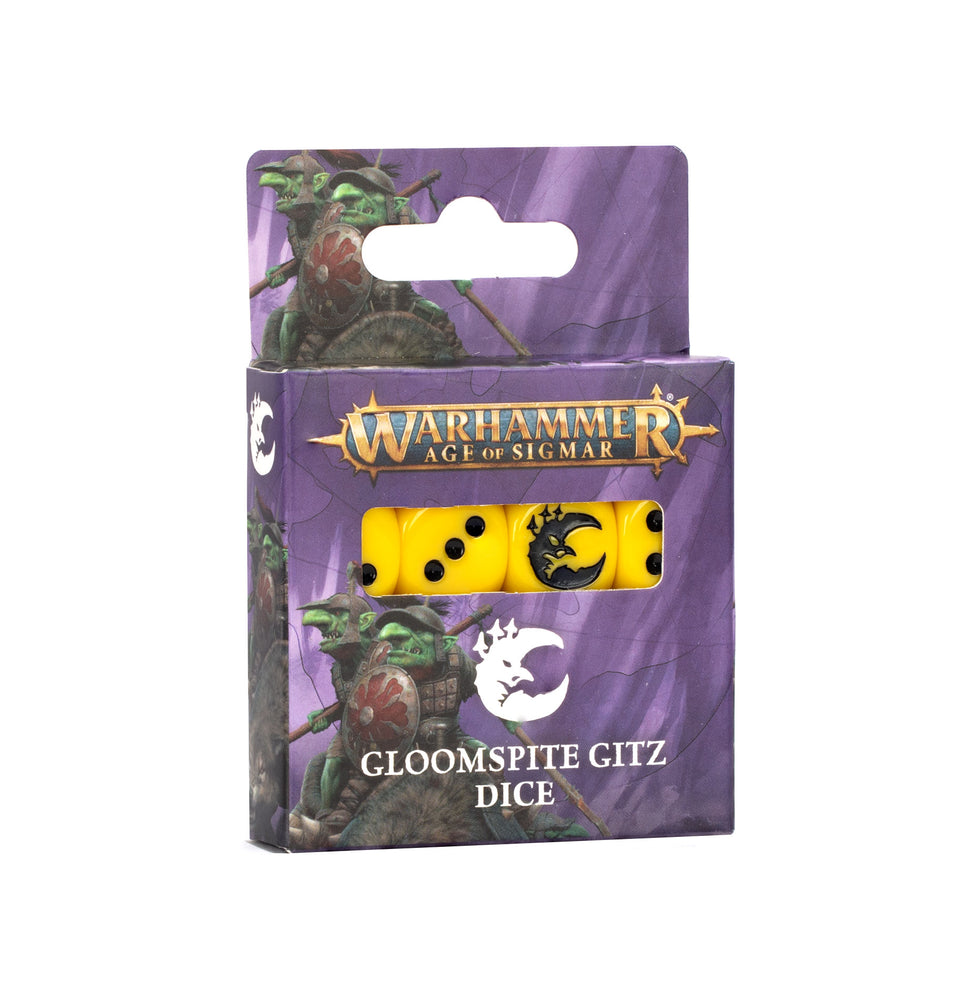 AGE OF SIGMAR: GLOOMSPITE GITZ DICE ** RELEASED 22/03/2025 **