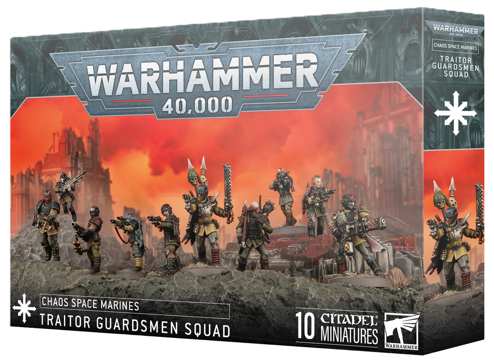 CHAOS SPACEMARINES: TRAITOR GUARDSMEN SQUAD