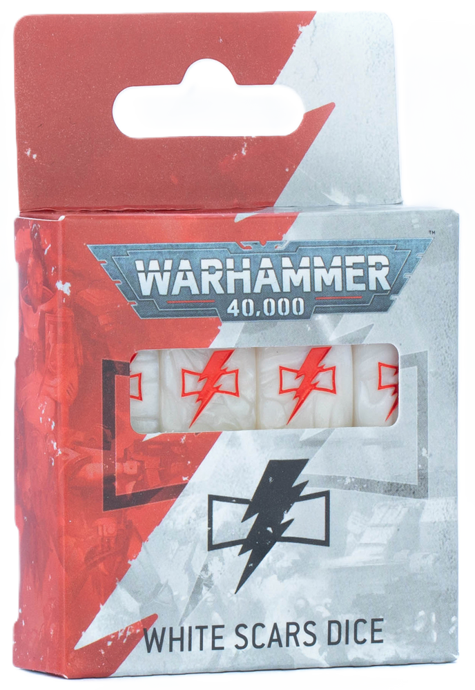 WARHAMMER 40K: DICE: WHITE SCARS