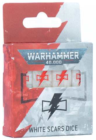 WARHAMMER 40K: DICE: WHITE SCARS