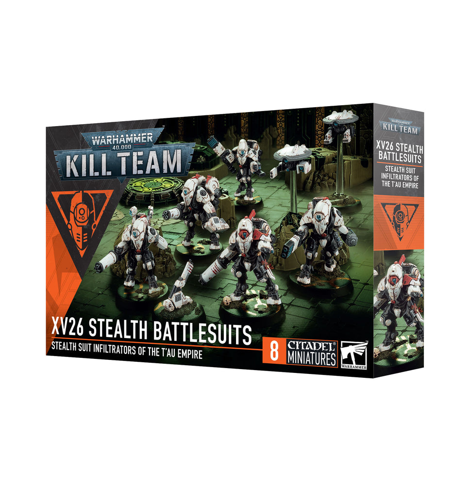 KILL TEAM:T'AU EMPIRE:  XV26 STEALTH BATTLESUITS