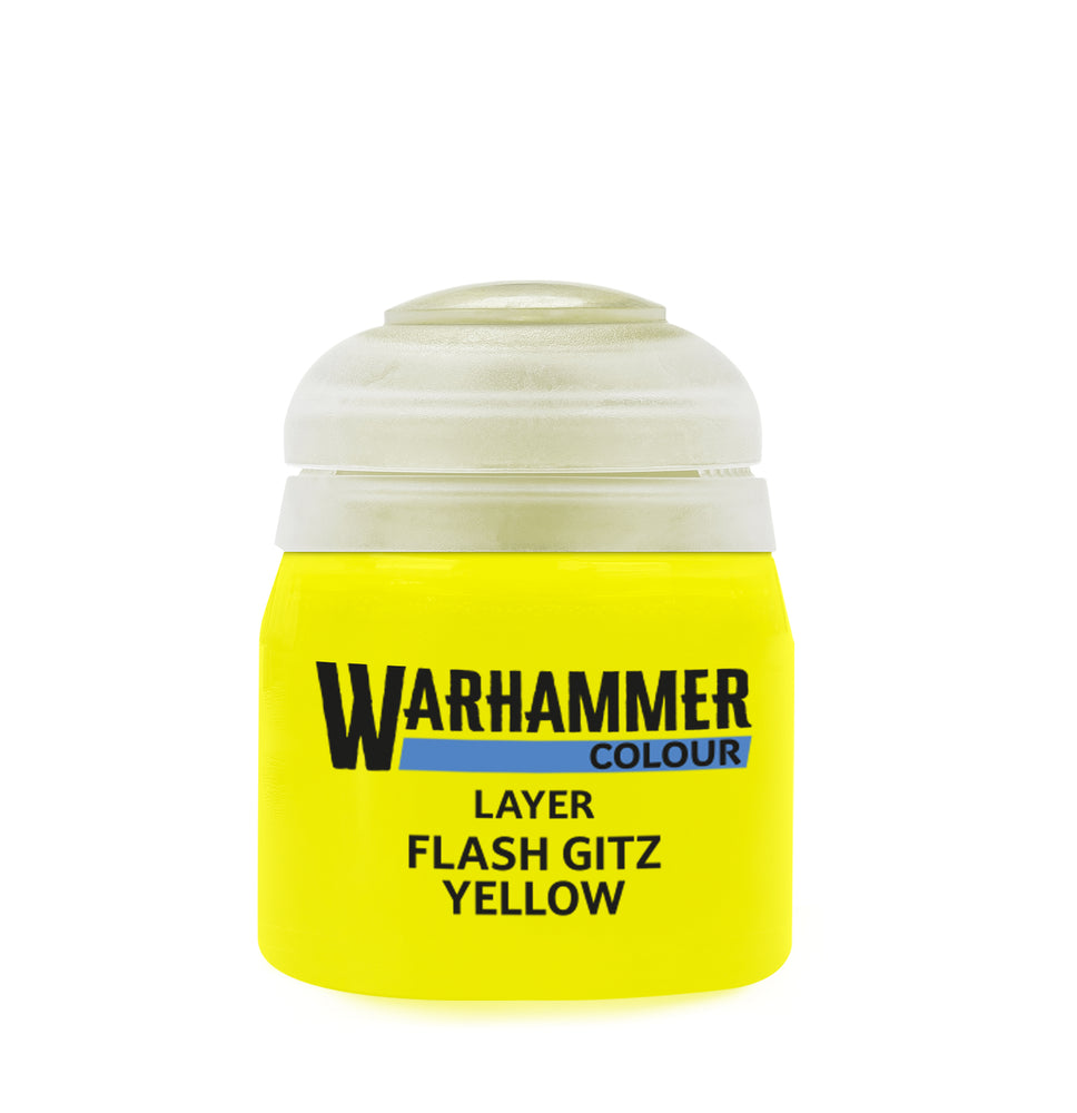 CITADEL LAYER PAINT: FLASH GITZ YELLOW