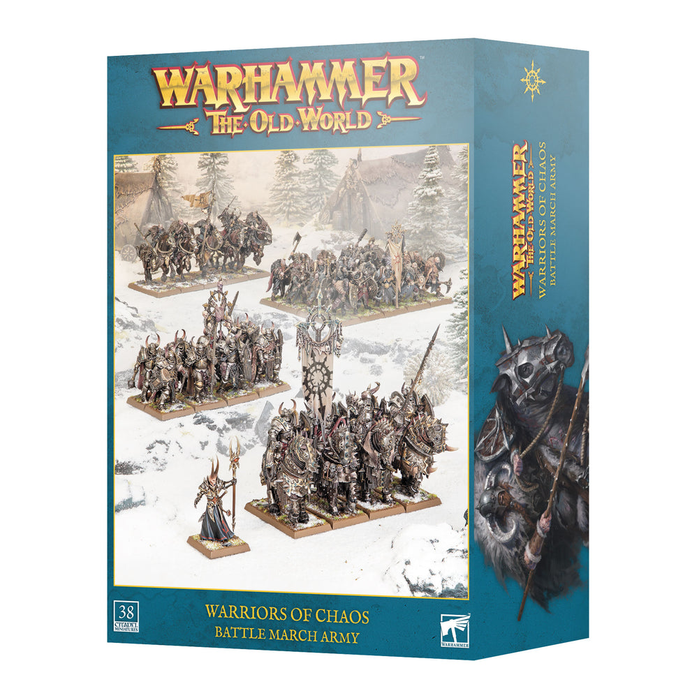 WARHAMMER: THE OLD WORLD: WARRIORS OF CHAOS: BATTLE MARCH ARMY ** RELEASES 22/08/2026 **