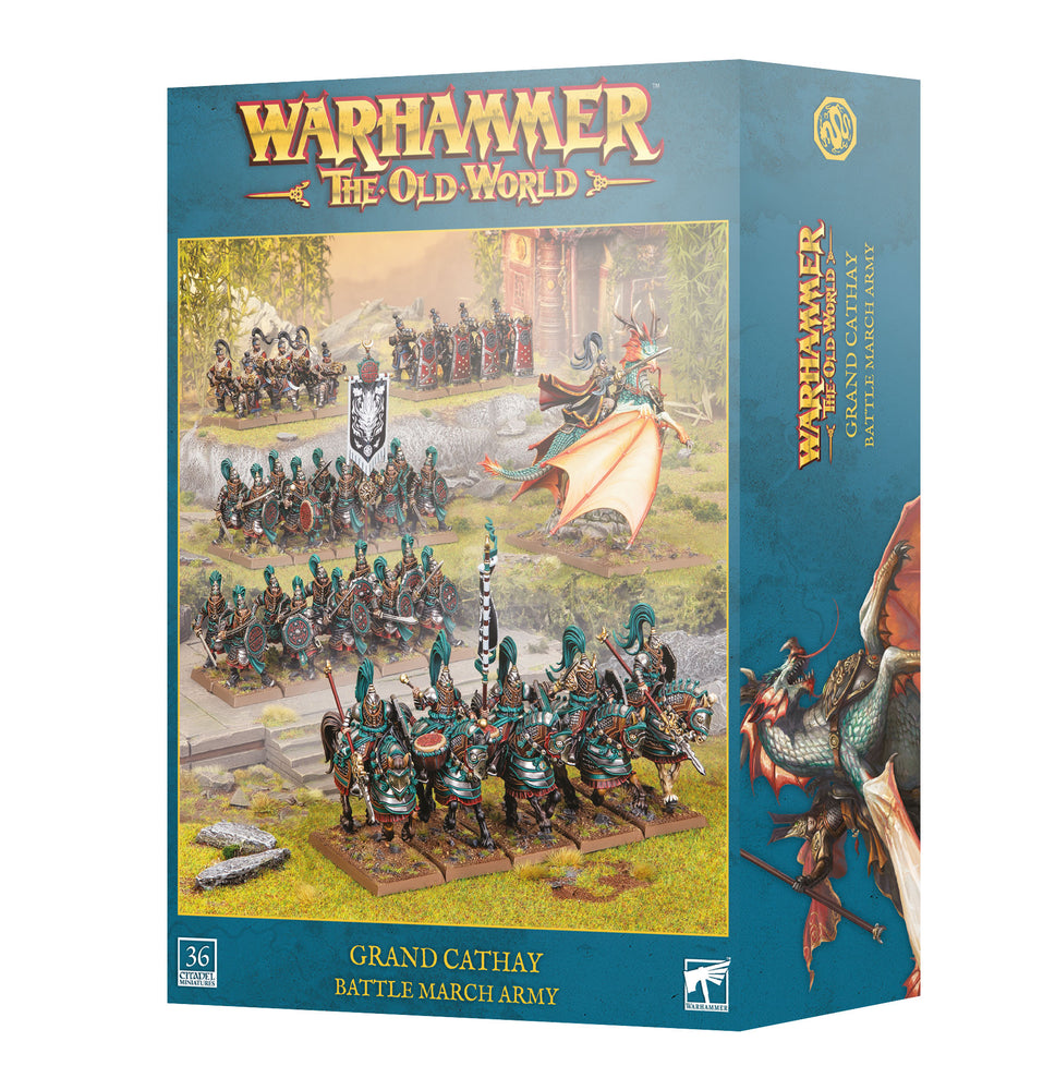 WARHAMMER: THE OLD WORLD: GRAND CATHAY: BATTLE MARCH ARMY ** RELEASES 22/08/2026 **