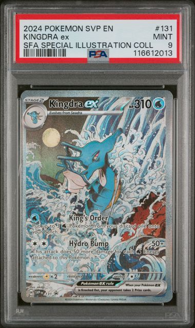 Kingdra ex - 131 - Black Star Promo - PSA Graded Card 9 - #116612013