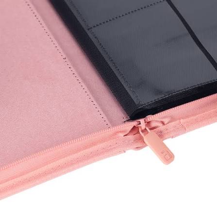 Vault X - 4-Pocket Exo-Tec® Zip Binder - Just Pink