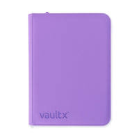 Vault X - 9-Pocket Exo-Tec® Zip Binder - Just Purple