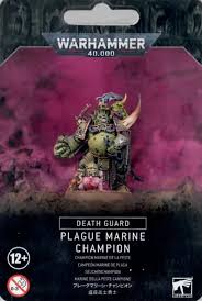 CHAOS SPACE MARINES: DEATH GUARD: PLAGUE MARINE CHAMPION