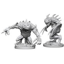 Nolzer's Marvolous Miniatures: Grey Slaad & Death Slaad
